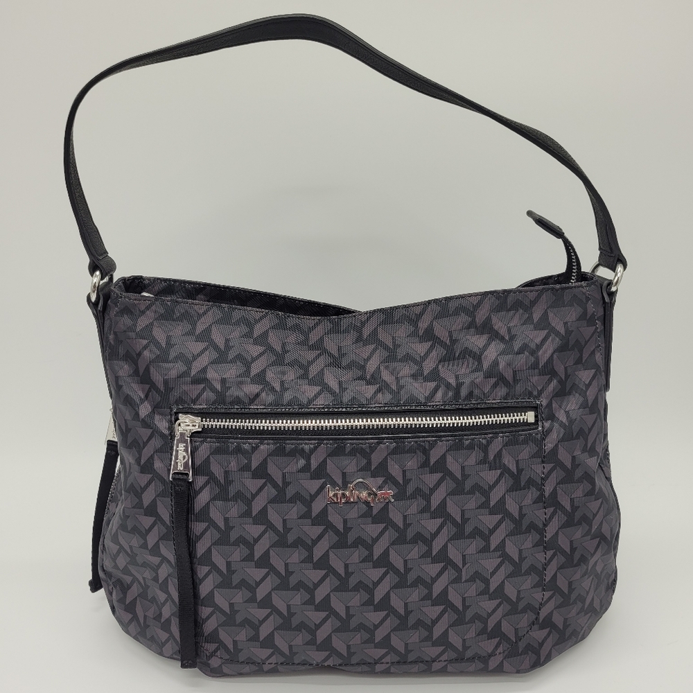 Kipling Sadie Hobo Shoulder Bag Lightweight Pockets Zippers Expandable Pockets